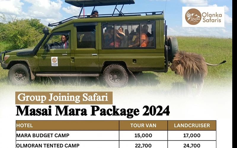 3 days 2 nights masai mara safari year 2024 travel by Olanka safaris